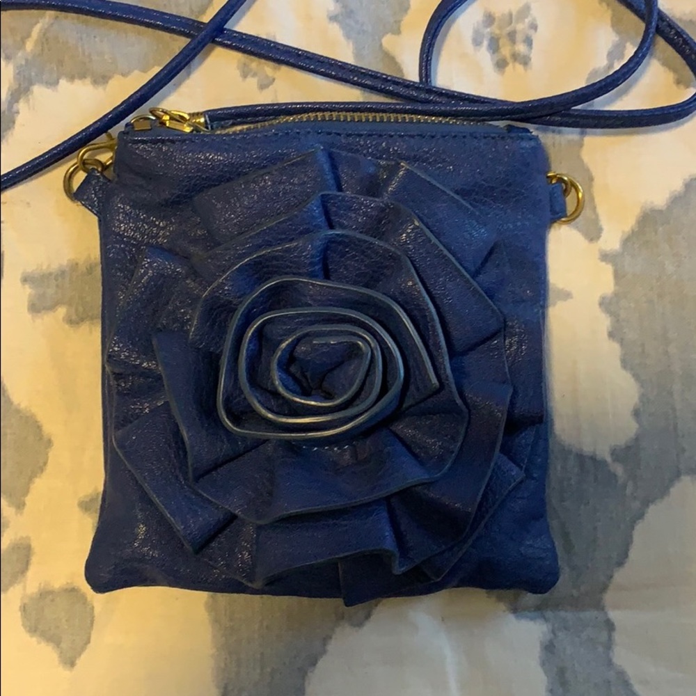 Flower cross body bag
